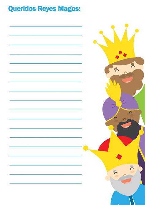 Cartas Para Los Relles Plantilla de carta para los Reyes Magos- Aprendiendo con Sira